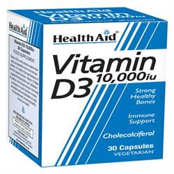 HealthAid | Vitamin D3 10000iu - 30 Vegicaps | 30vegicaps