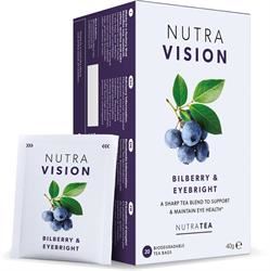 Nutratea | Nutra Vision Tea - 20 Herbal Tea Bags | 20 sachet