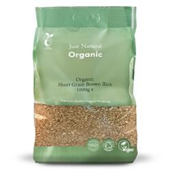 Just Natural Organic | Organic Short Grain Brown Rice 1000g | 1000g