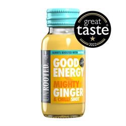 Unrooted | Mighty Ginger Shot ginger & turmeric wake-up shot 60ml | 60ml