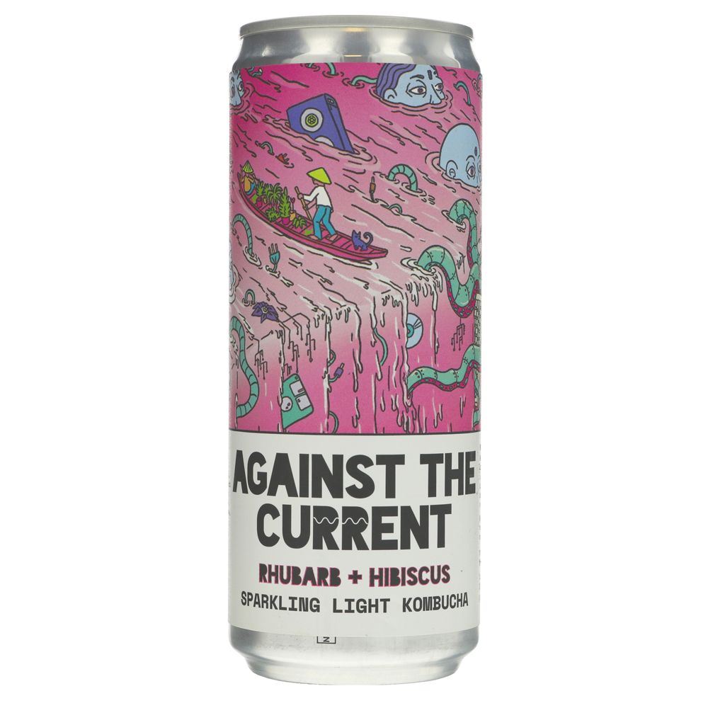 Counter Culture Drinks | Rhubarb & Hibiscus Kombucha | 330ml