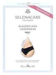 Selenacare | Bladder Leak undies CLASSIC Black Size XL | 1 box