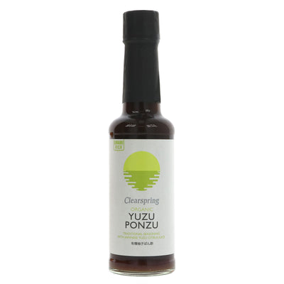 Organic, vegan Yuzu Ponzu seasoning perfect for dipping, marinating, or drizzling. Elevate any dish! No VAT charged.