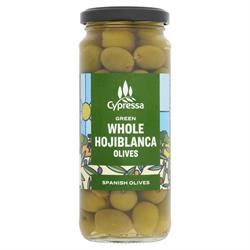 Cypressa | Whole Green Olives - Stone-in green olives in brine 340g | 340g