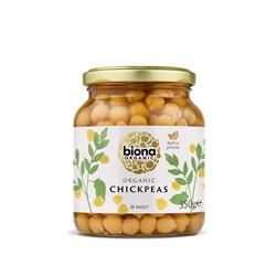 Biona | Organic Chick Peas -in Glass jars 350g | 350g