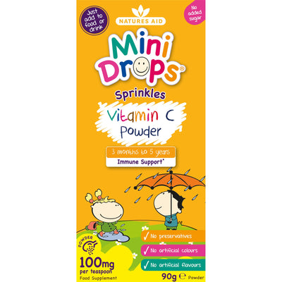 Natures Aid | Mini Drops Vitamin C Splinkles | 90g