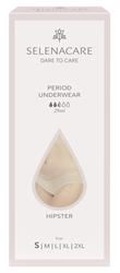 Selenacare | Menstrual undies HIPSTER Nude Size S | 1 box