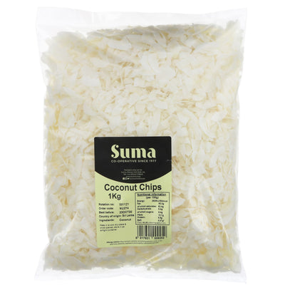 Suma Coconut Chips | Vegan and Nutritious | Perfect for Snacking and Cooking - 1KG