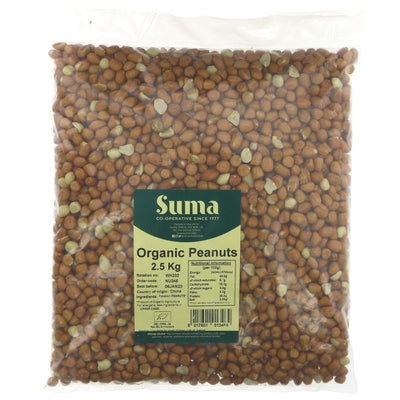 Organic Vegan Peanuts | Suma | 2.5 KG