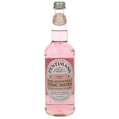 Fentimans' Gluten-Free Pink Grapefruit Tonic Water - No artificial sweeteners, flavourings or preservatives - Vegan & 500ML size.