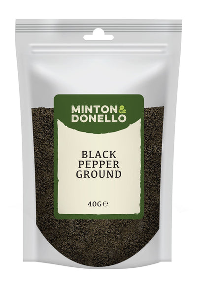 Minton & Donello | Black Pepper Ground | 40g