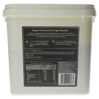 Marigold | Organic Reduced Salt Bouillon | 2KG