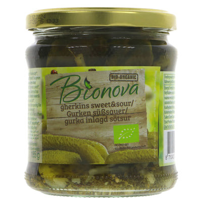 Bionova | Gherkins - Sweet & Sour | 330G