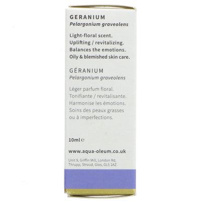 Aqua Oleum | Geranium - Pelogonium Graveoleons - Egypt | 10ml