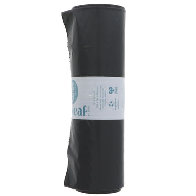 Ecoleaf | Refuse Sacks 110L Bulk Pack - 38x74x99cm, Recycled Plastic | 200 bags