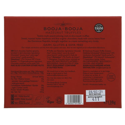 Booja-booja | Hazelnut Truffles | 138G