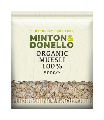 Minton & Donello | Organic Muesli 100% Organic | 500g