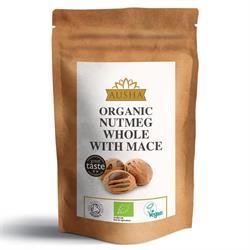 AUSHA | Organic Nutmeg Whole with Mace 50g - 2** Star Great Taste Award | 50g