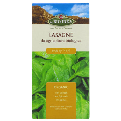 La Bio Idea organic vegan green lasagne - perfect for your next Italian feast!