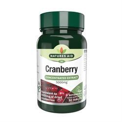 Natures Aid | Cranberry - 200mg (5000mg equiv) 30 Tabs | 30 tablet