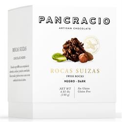 Pancracio Chocolate |  Swiss Nuts Clusters - Dark Chocolate Box 140g | 140g