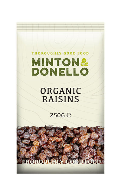 Minton & Donello | Organic Raisins | 250g