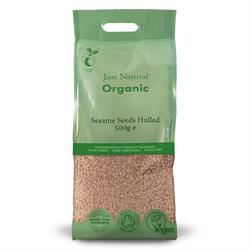 Just Natural Organic | Organic Sesame Seeds Hulled 500g | 500g