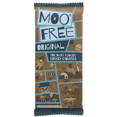 Moo Free's guilt-free Original Bars - gluten-free, vegan, and no added sugar. Perfect for everyday snacking and recipes.