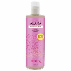 Alana | Rose & Vanilla Natural Body Wash 100ml Convenience/Travel Bottle | 100ml