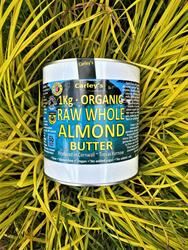 Carley's | Organic SMOOTH RAW ALMOND Butter 1000g Eco Tin | 1000g