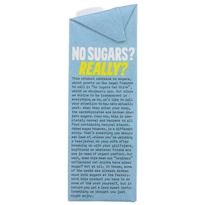 Oatly | Oatly Oat Drink - No Sugars | 1l