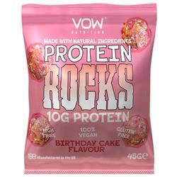 Vow Nutrition | Protein Rocks Birthday Cake 10g Protein 45g Pack | 45g