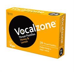 Vocalzone | Vocalzone Honey and Lemon Throat Pastilles (24 Pastilles) | 24pastilles