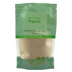 Just Natural Organic | Organic Defatted Almond Flour 500g | 500g