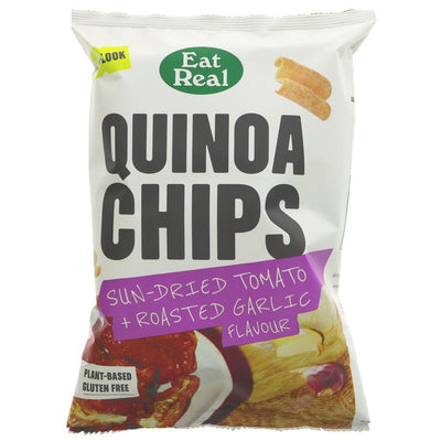 Eat Real | Quinoa Chips Tomato & Garlic | 90g