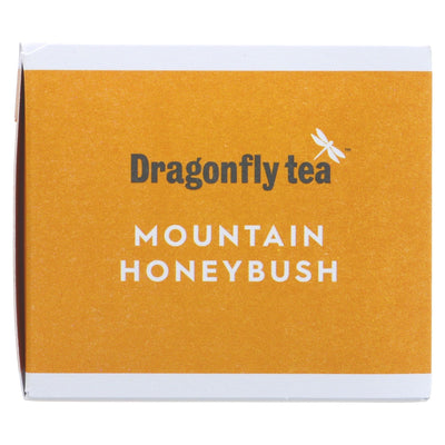 Organic, caffeine-free Mountain Honeybush Tea by Dragonfly Tea - perfect hot or iced, no need for milk or sugar. Vegan-friendly!