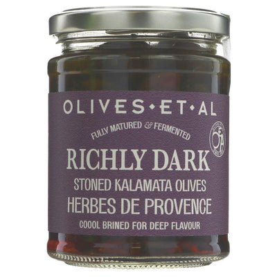 Olives Et Al | Pitted Kalamata Black Olives | 270G