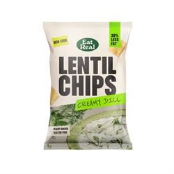 Eat Real | Eat Real Lentil Chips Creamy Dill 95g | 95g