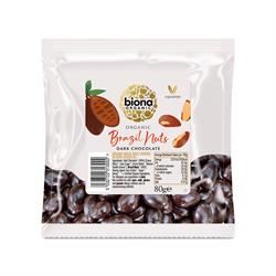 Biona | Organic Plain Chocolate covered Rainforest Brazils 80g | 80g