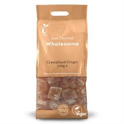 Just Natural Wholesome | Crystallised Ginger 500g | 500g