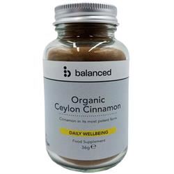 Balanced | Organic Ceylon Cinnamon 36g | 36g