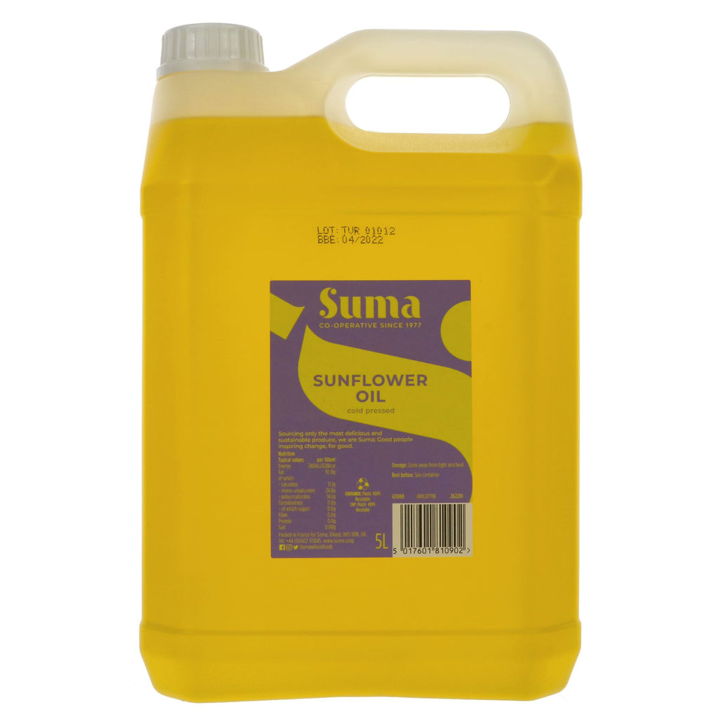 Suma | Sunflower Oil - cold pressed | 5l