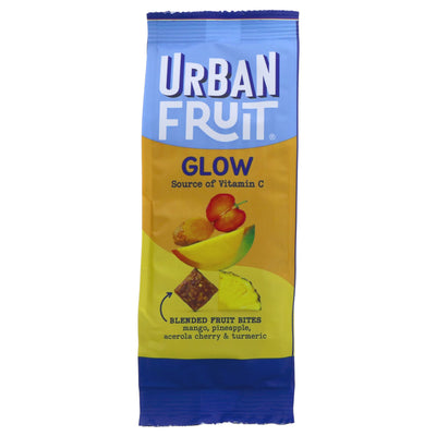 Urban Fruit's Glow - Mango, Pineapple, & Acerola fruit snack with Vitamin C and Fiber - Vegan-friendly and Sustainably farmed.