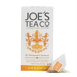 Joes Tea Company | St. Clement's Lemon - 15 biodegradable pyramid bags | 15bag