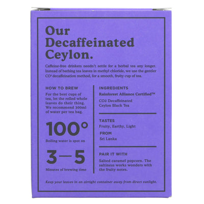 Brew Tea | CO2 Decaffeinated | 15 bags