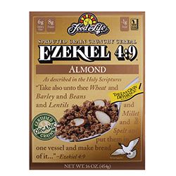 Food For Life | Ezekiel Sprouted Whole Grain Cereal Almond 454g | 454g