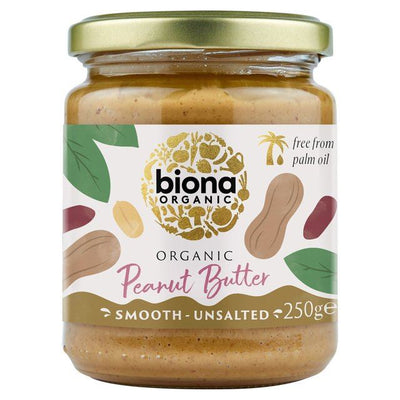 Biona | Organic Peanut Butter - Smooth - Unsalted | 250g