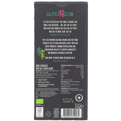 Altereco | Dark Chocolate 85% | 100g