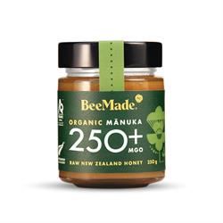 BeeMade |  BeeMade Organic New Zealand Manuka Honey MGO 250+ 250g | 250g