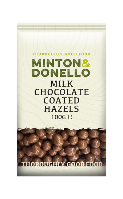 Minton & Donello | Milk Chocolate Coated Hazels | 100g